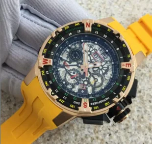 海外のリシャールミル RM60-01 複雑な 回転 ウォッチ
