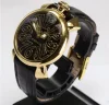 5021.BK.BH ガガミラノコピー時計 マニュアーレ 40MM クオーツ SS (2)