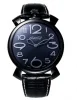 ガガ ミラノ MANUALE THIN 46MMブラック5092.05 ウォッチ (1)