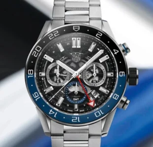 タグホイヤー「時計AAT」 カレラ キャリバー ホイヤー02 クロノグラフ GMT CBG2A1Z.BA0658