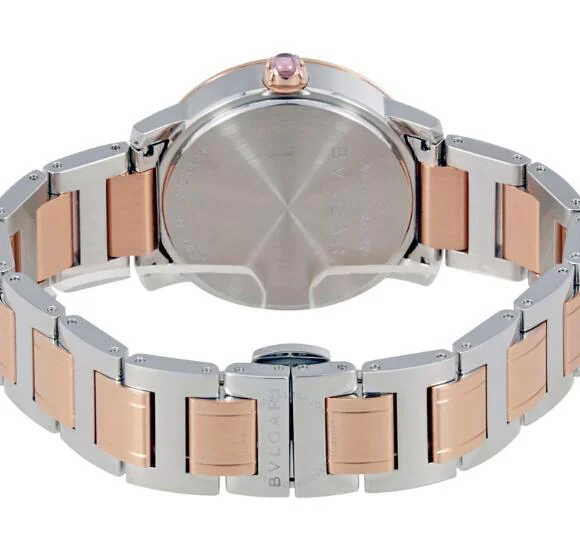 ブルガリ・ブルガリスーパーコピーブランド時計コピーステンレススティール&18Kピンクゴールド102157