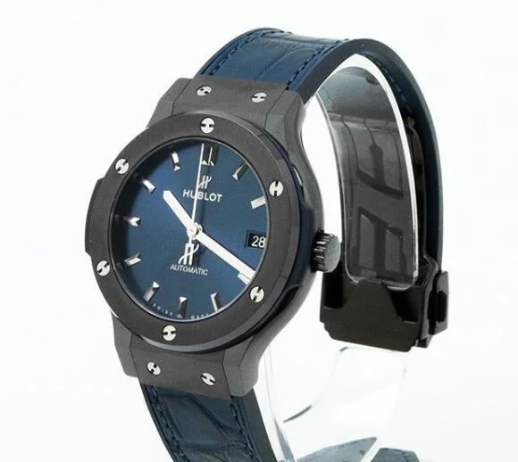 HUBLOTブランドコピー時計クラシックフュージョン セラミック ブルー565.CM.7170.LR