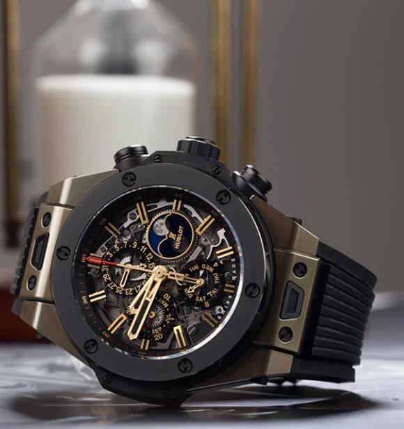 ウブロビッグバン ブランド時計406.MC.0138.RXカレンダー マジックゴールド リミテッド