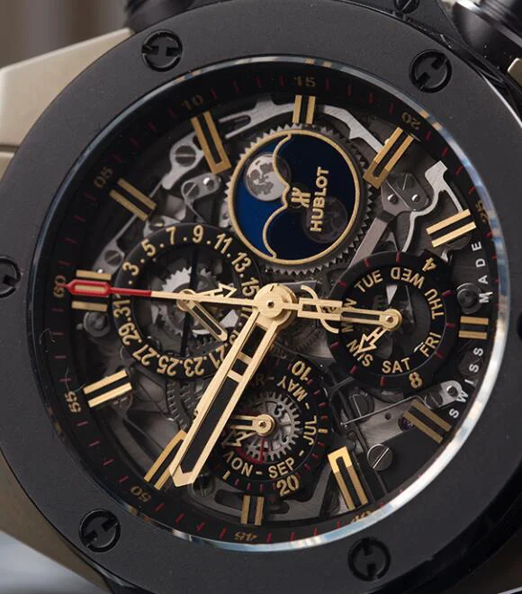 ウブロビッグバン ブランド時計406.MC.0138.RXカレンダー マジックゴールド リミテッド
