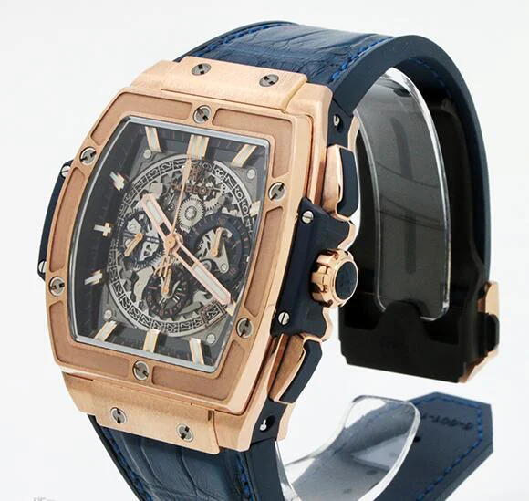 ウブロ スピリット オブ ビッグバン ゴールド/ブルー601.OX.7180.LR