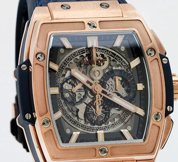 ウブロ スピリット オブ ビッグバン ゴールド/ブルー601.OX.7180.LR