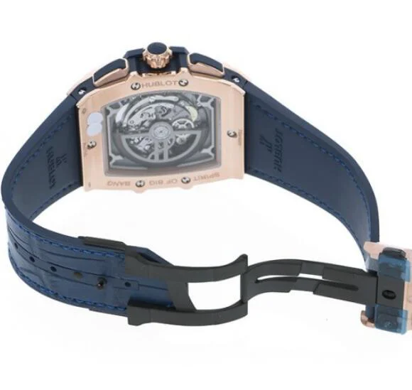 ウブロ スピリット オブ ビッグバン ゴールド/ブルー601.OX.7180.LR