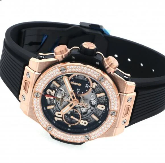 新作ウブロN級品 ウニコ キングゴールド ダイヤモンド 441.OX.1180.RX.1104