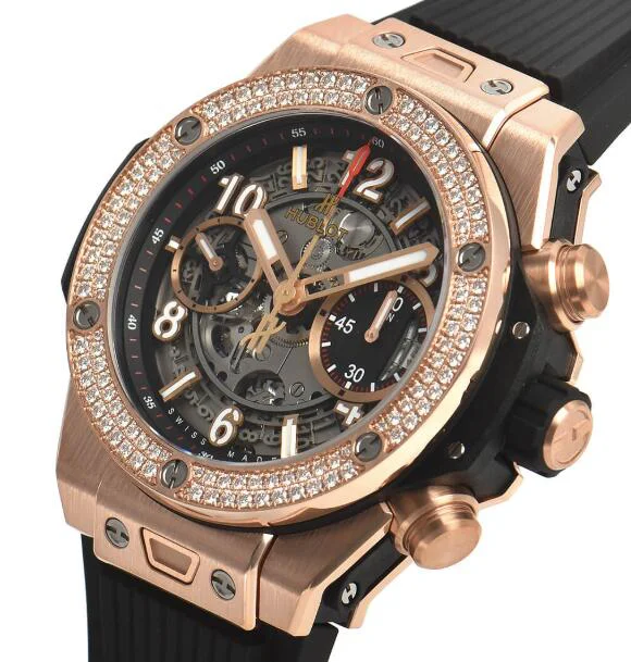 新作ウブロN級品 ウニコ キングゴールド ダイヤモンド 441.OX.1180.RX.1104