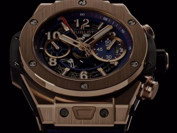 ウブロ 人気ブランドビッグ・バン 441.OX.5189.RXウニコ キングゴールド ブルー