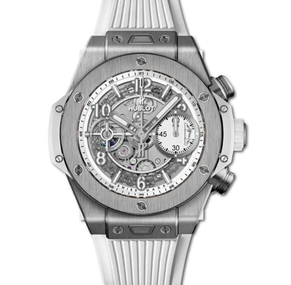 アラビア HUBLOT ビッグバン ウニコ チタニウム ホワイト 441.NE.2010.RW