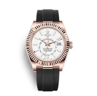 スカイドゥエラー ロレックスのホワイトダイアル326235