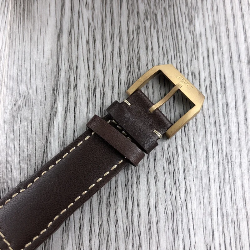 IWC パイロット コピー 茶色のイタリアカーフ IW327002 スーパーコピー 腕時計[1]