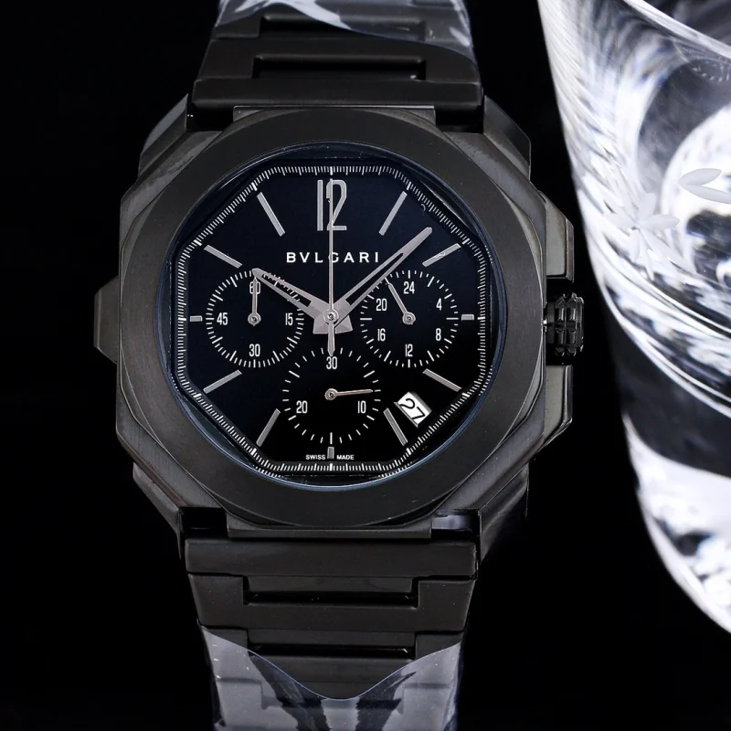 【BVLGARI】ブルガリオクトメンズ フォールディングクラスプB100380[4]