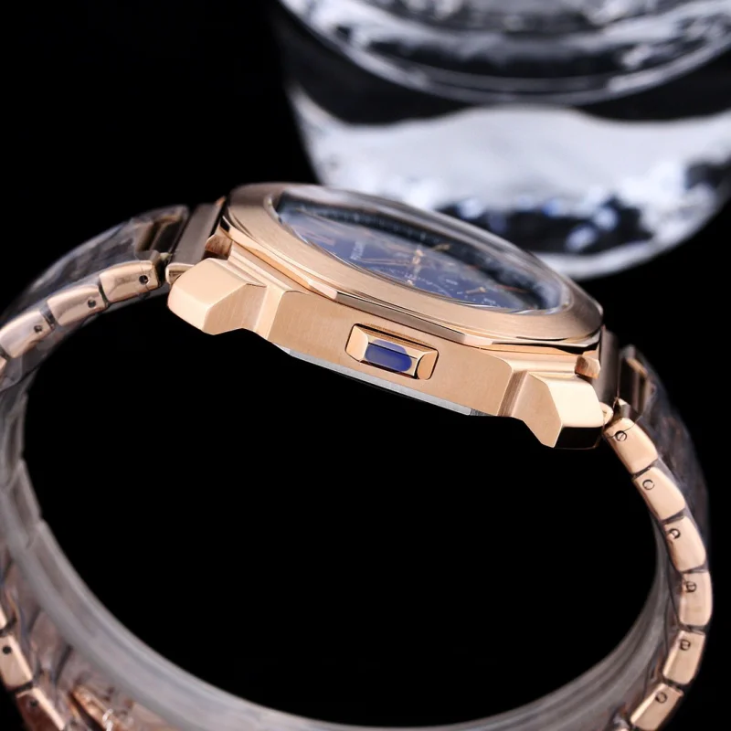 ブルガリメンズ ブランドコピー時計八角形ケースのデザインB2020380[6]