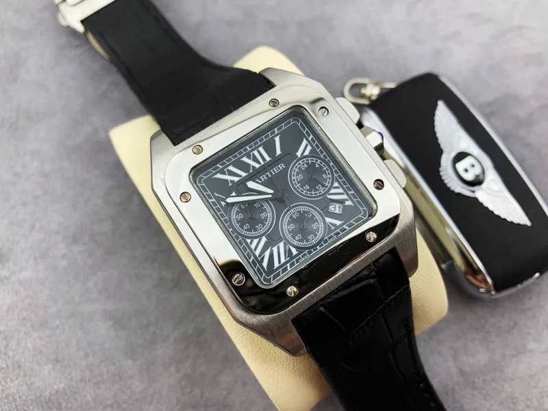 最高級カルティエ サントス クロノグラフク W20090X8-003[8]