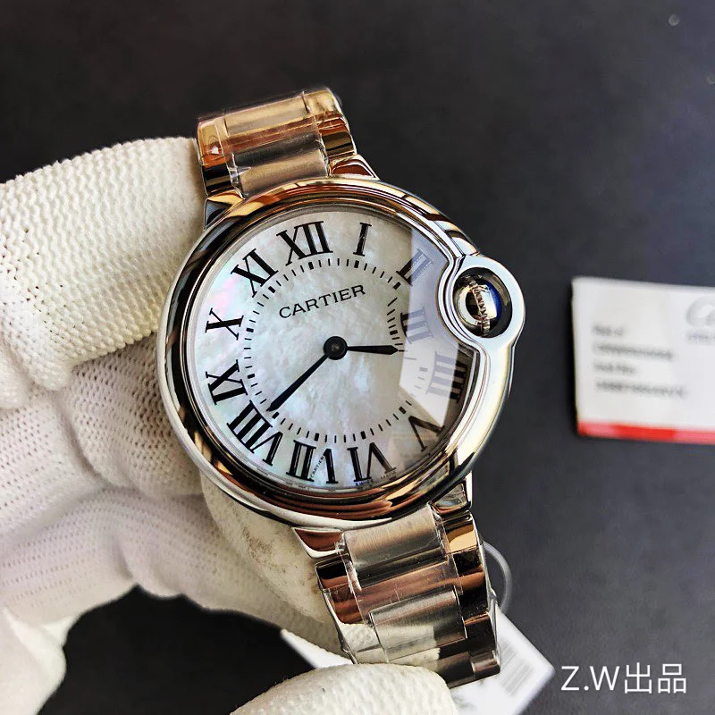 カルティエバロンブルー ブランドコピー時計28/33/36mm 101680[4]