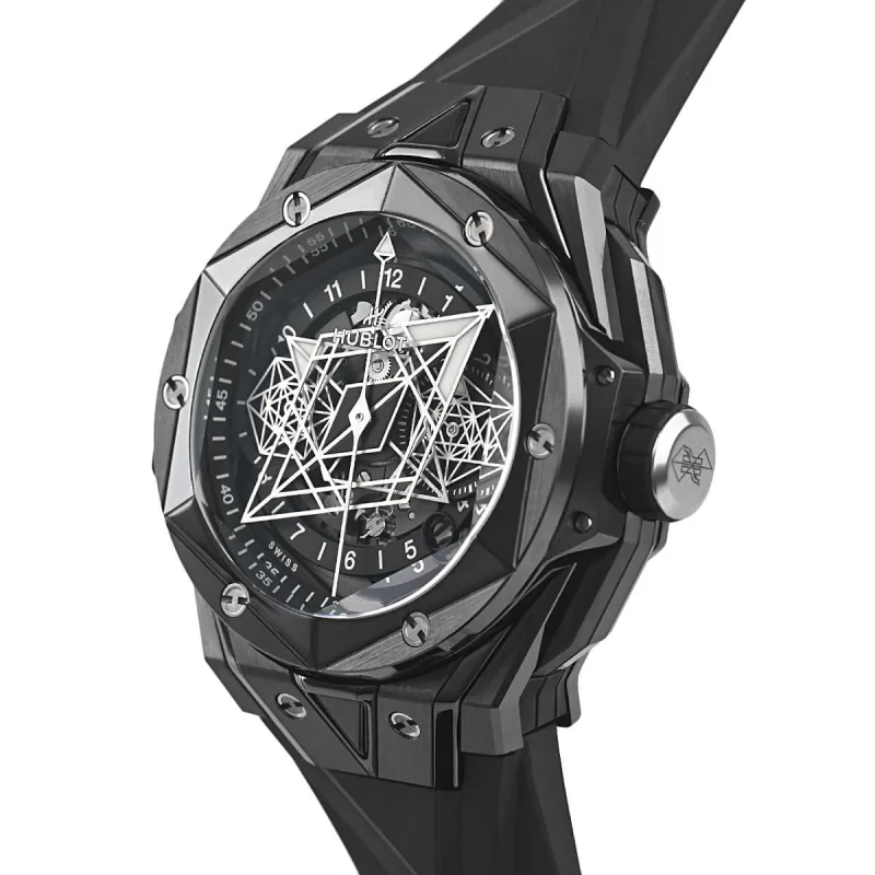 限定250本 Hublotビッグバン ウニコ サンブルーII ブラックマジック 418.CX.1107.RX.MXM22