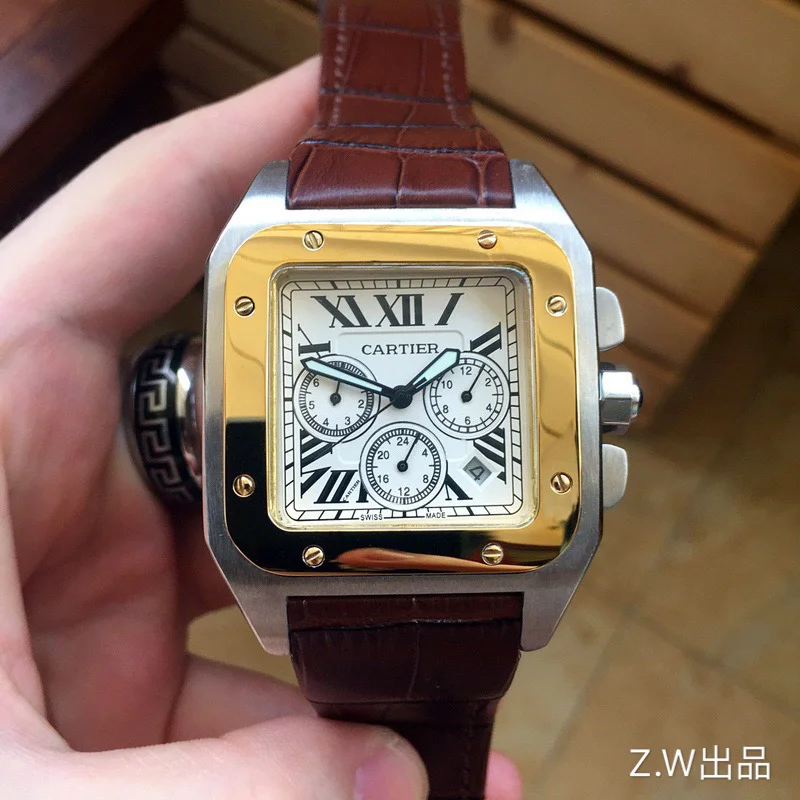 メンズ 高級カルティエ サントスさまざまな色 101672[6]
