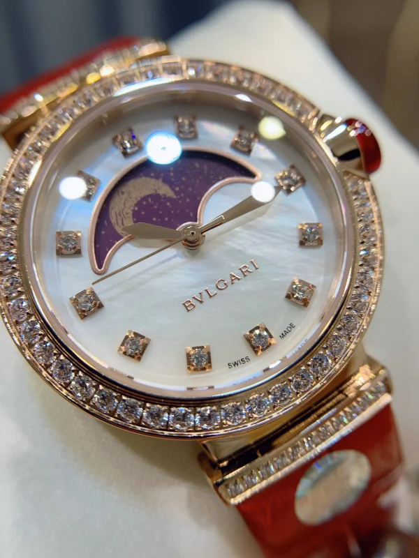 ブルガリBVLGARI ムーンフェイズ マザーオブパールB3799A340[2]