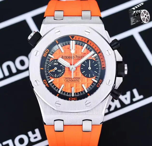 V2バージョンオーデマピゲロイヤル オーク26703ST.OO.A070CA.01、コピークロノグラフ自動機械式