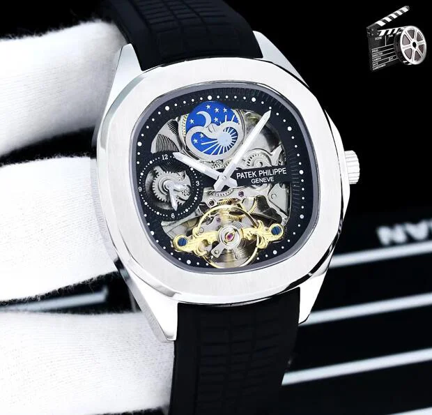 新作パテックフィリップN級品 アクアノート スケルトンPP88482-01 3