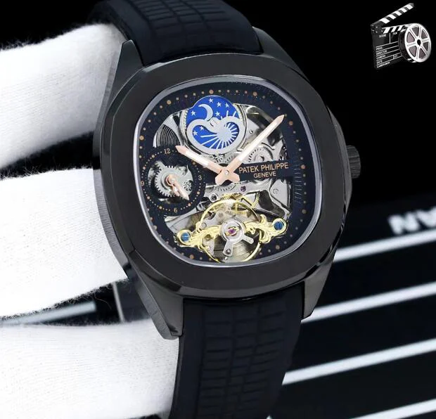 新作パテックフィリップN級品 アクアノート スケルトンPP88482-01 4