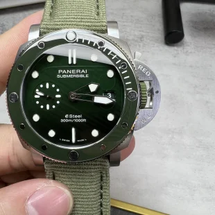 パネライスーパーコピー時計 グリーン PAM1287 実物写真