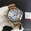 カルティエバロンブルー ブランドコピー時計28/33/36mm 101680 (5)