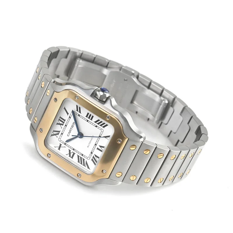 カルティエ コピー時計 サントス ドゥステンレス・イエローゴールド W2SA0016[2]