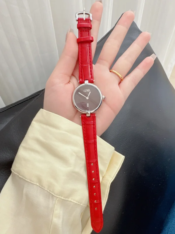 Cartier中古バロンブルー時計丸いダイヤルC29A230[2]