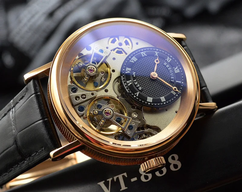 高級メンズ ブレゲコピー時計42mm ダブルフライホイール8223/B92[3]