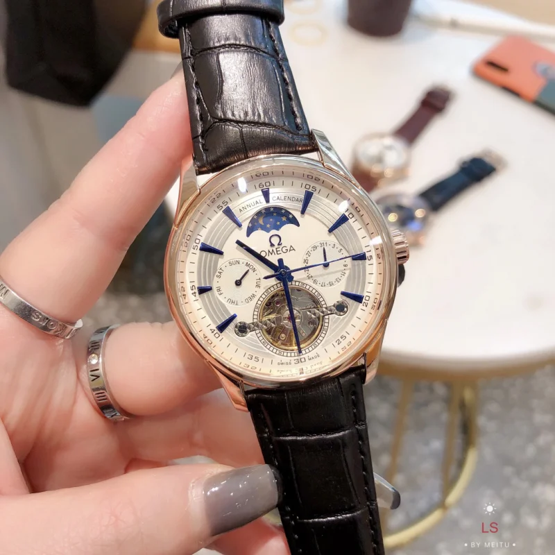 贈り物に最適オメガ デ･ビル0027203メンズ大型フライホイール機械式コピー時計