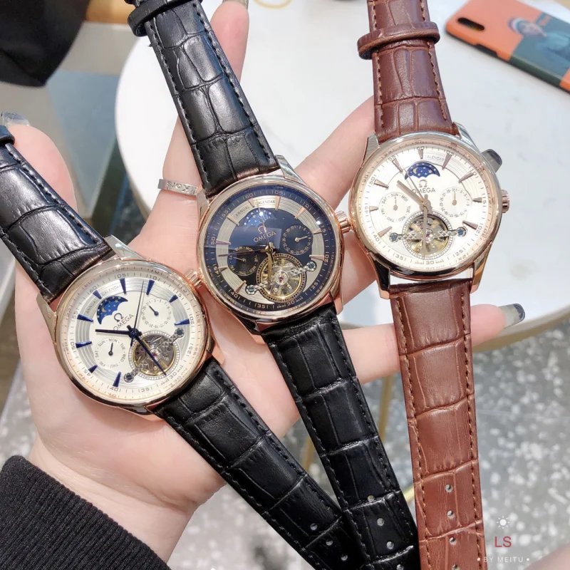 贈り物に最適オメガ デ･ビル0027203メンズ大型フライホイール機械式コピー時計[3]