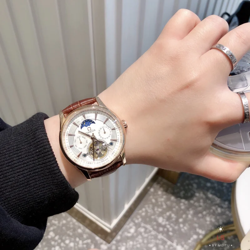 贈り物に最適オメガ デ･ビル0027203メンズ大型フライホイール機械式コピー時計[4]