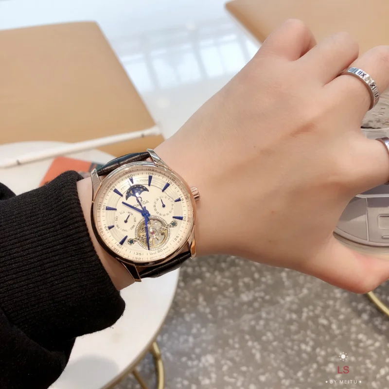 贈り物に最適オメガ デ･ビル0027203メンズ大型フライホイール機械式コピー時計[6]