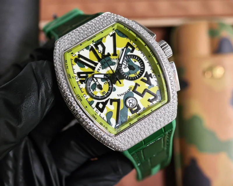 フランクミュラー激安時計 ヴァンガード黄緑文字盤 2024新品発見282021SCDT[1]