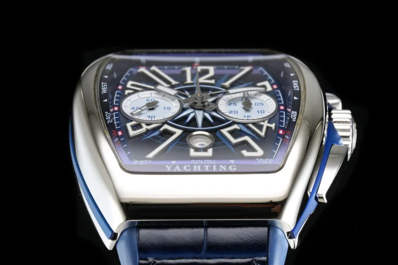 質感良好 フランク ミュラー V45 ブルー ヨット ブルー トノーカーベックス209QZD155[3]