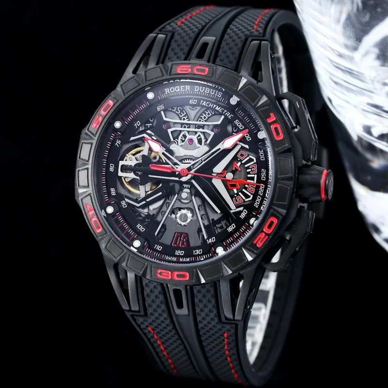 ロジェ・デュブイ高級N品 エクスカリバー自動巻き カーボンチタン合金D16829Q51
