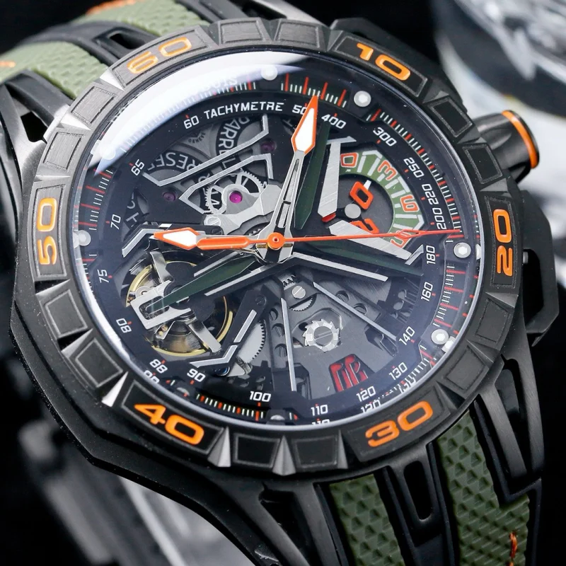 ロジェ・デュブイ高級N品 エクスカリバー自動巻き カーボンチタン合金D16829Q51[3]