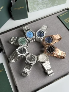 オーデマ ピゲスーパーコピー時計 41mmの新バージョン「全8色展開」50周年記念モデル15510