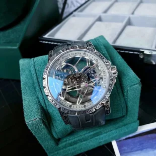ロジェデュブイコピー時計通販 エクスカリバー トゥールビヨン 46mm RD77003
