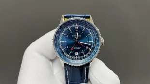 最安値ライトリングコピー時計ナビタイマータイミング ブルーB1920833