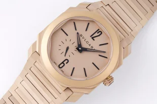 高品質 ブルガリ オクト 自動巻き ローズゴールド2025新品 BV7729102