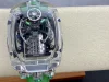 ジェイコブ&コーコピーの新しい透明ケースとW16エンジン 緑のストラップ3301920 (1)