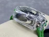 ジェイコブ&コーコピーの新しい透明ケースとW16エンジン 緑のストラップ3301920 (5)