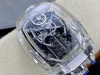 人気ジェイコブ&コー激安時計 透明ケースとW16エンジンストラップ202904C (2)