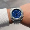 ブルガリコピー オクト フィニッシモ GMT 自動巻き 実感が本物と同じ292485 (2)