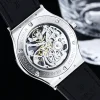 スケルトンダイヤル HUBLOTコピー時計クラシックフュージョン美品 迅速な発送H4792382 (8)