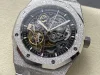 オーデマピゲ激安15407ブランド スケルトン フロストゴールド[職人技が魅力] (3)